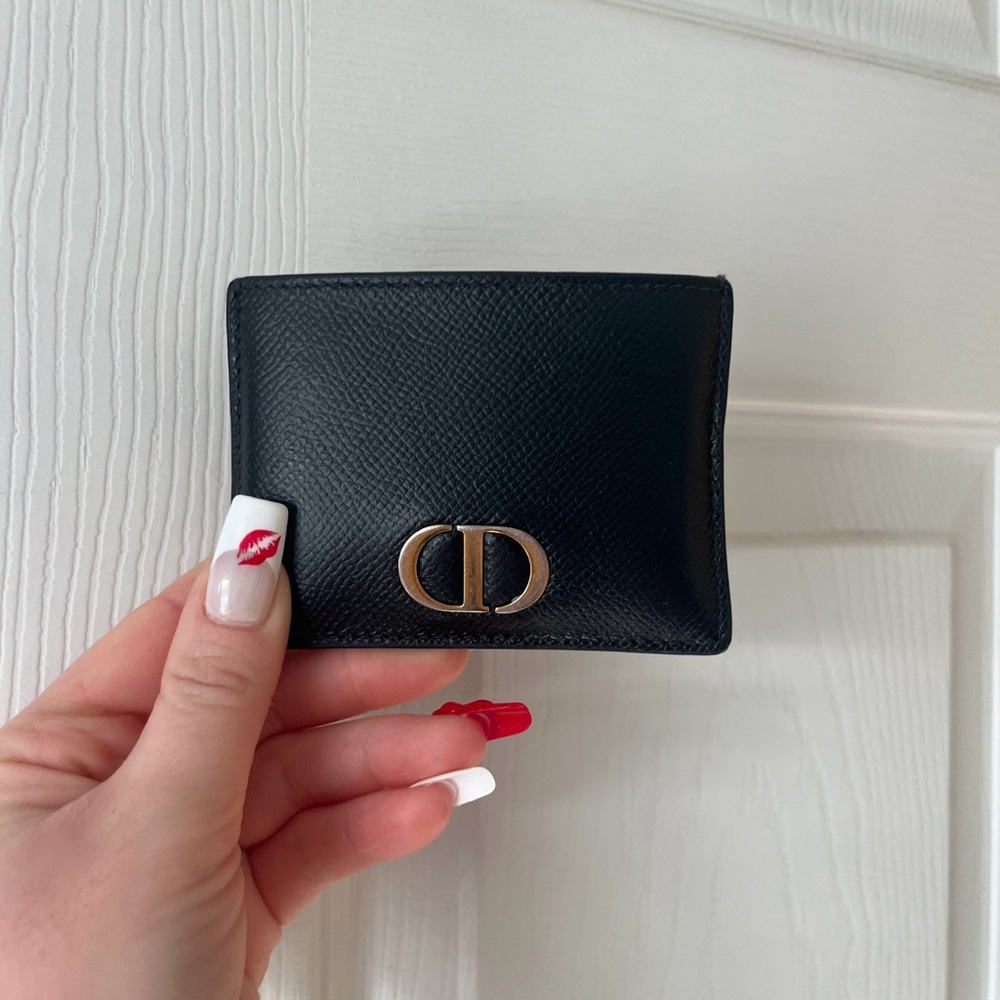 Dior Black Leather Wallet
